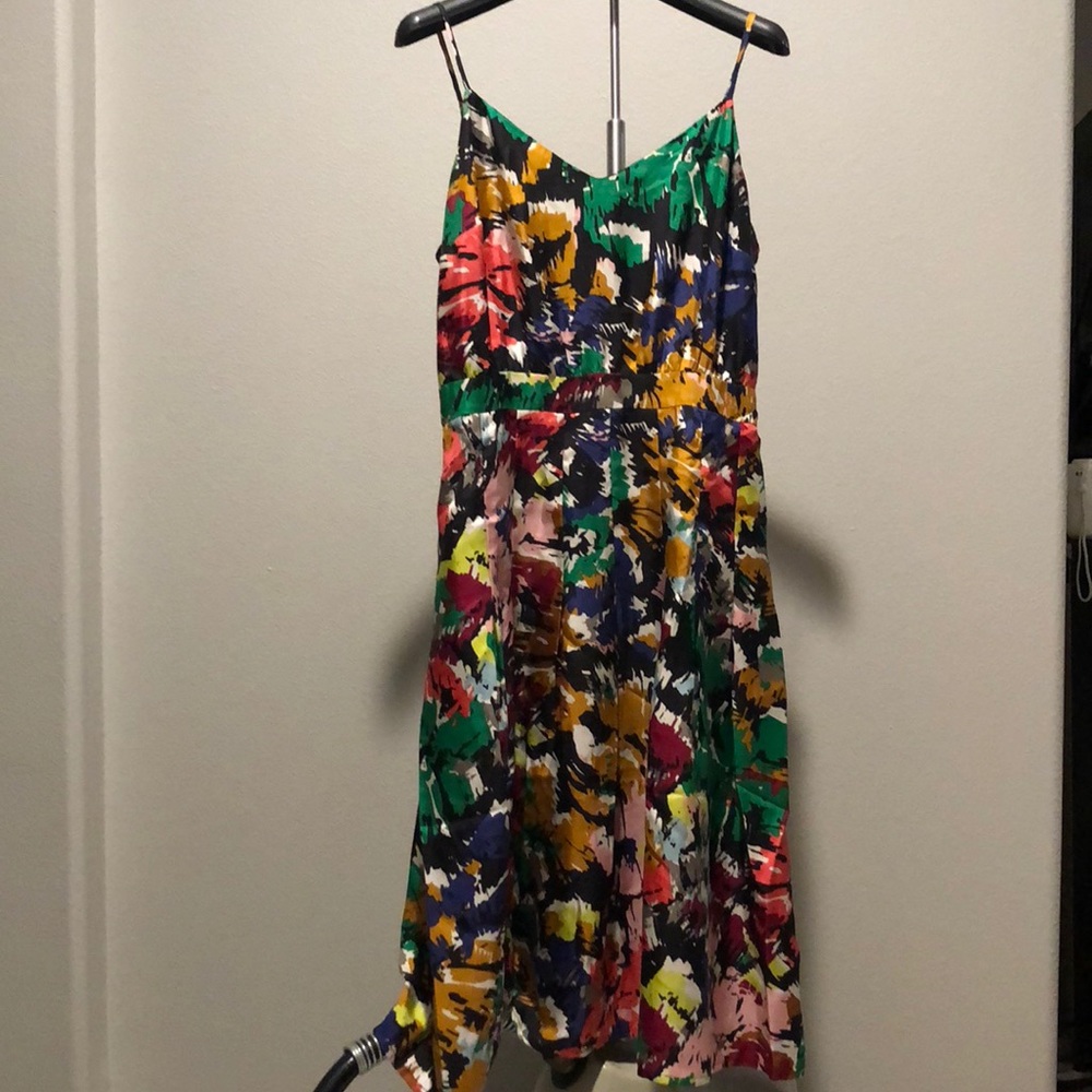 J.Crew Silk Brushstroke Dress